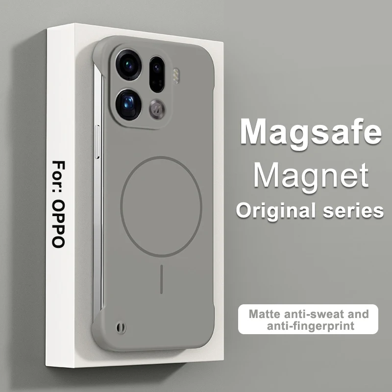 Luxury Ultrathin Shockproof Phone Case with Magnetic Borderless Design