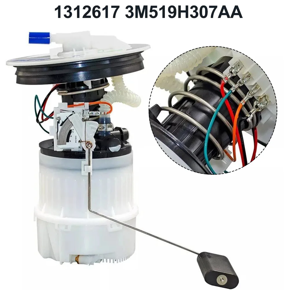 

1x White Plastic Fuel Pump Assembly For Ford Focus C-MAX 1.8 Flexifuel 2006-2007 #1312617/ 3M519H307AV/ 1529595/ 3M519H307