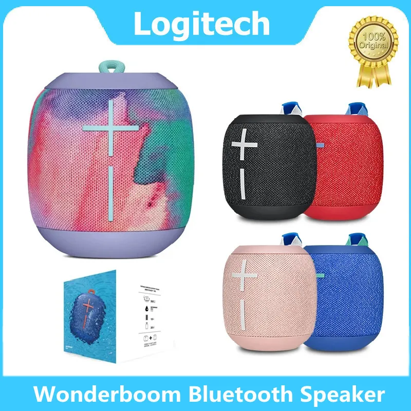 Logitech Ultimate Ears UE Wonderboom IPX7 Portable Speaker Waterproof Wireless Boom Box 10 Hour Battery 360° Sound Original |