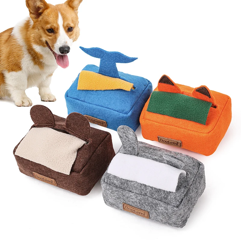 Dog Interactive Snuffle Toys Treat Dog Feeder Pet Toys Tissue Box Nosework Training Toy for Cats Dog Sniffing Toys Pet Supplies Dog Interactive Snuffle Toys Treat Dog Feeder Pet Toys Tissue Box Nosework Training Toy for Cats Dog Sniffing Toys Pet Supplies