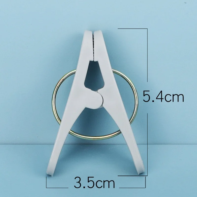 Plastic Clothes Pins Sock Towel Clips Laundry Hanging Fixed Clothespin Fastener Tweezers Pegs Clip Clothing Storage Organizer 6