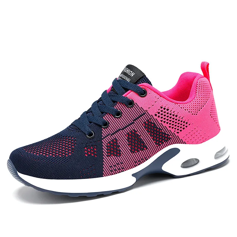 YeddaMavis Spring New Purple Women Shoes Womens Running Sneakers Air Cushion Shoes Lace Up Casual Shoe Women's Vulcanize Shoes