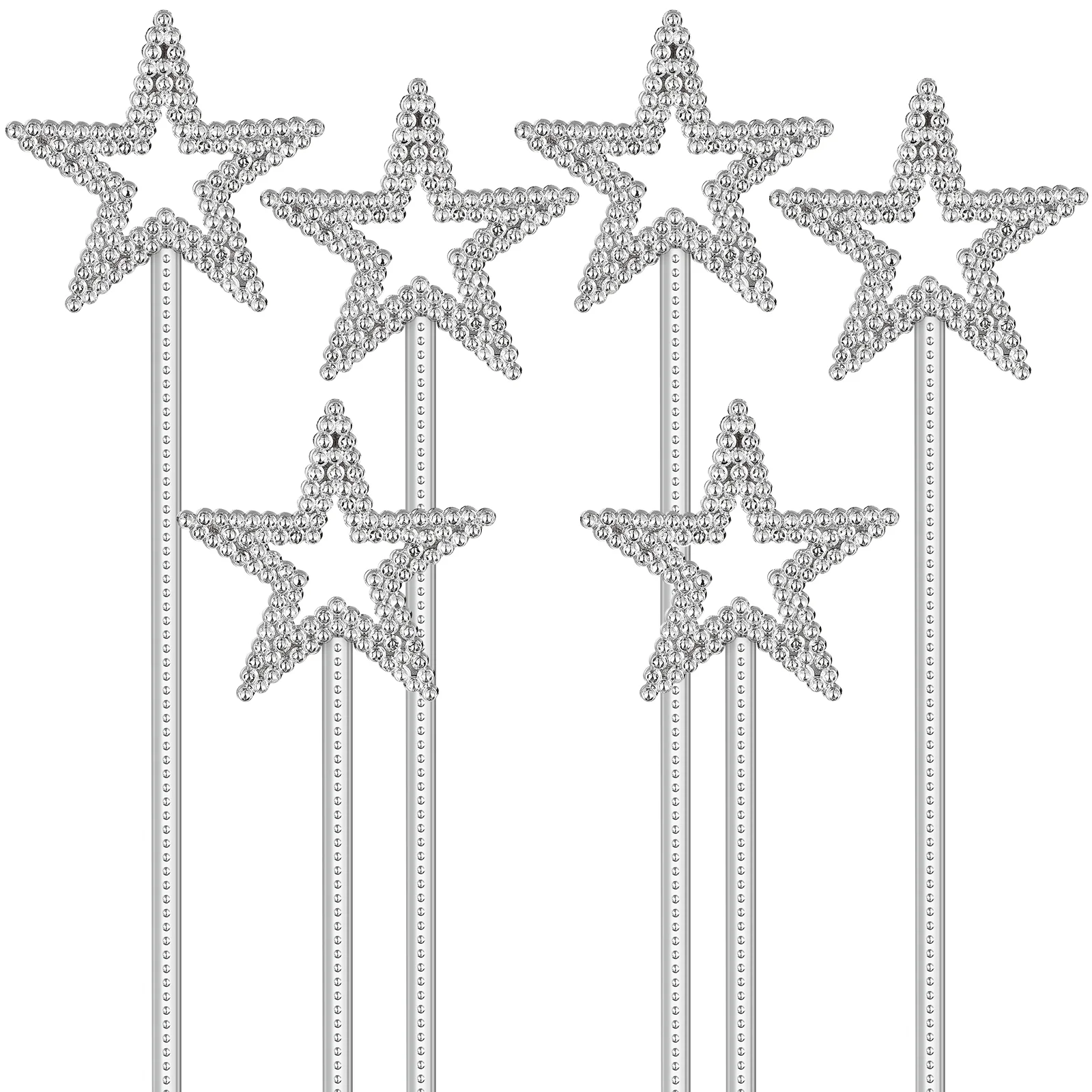 

Star Wand Fairy Girls Stick Dress-up Wands Costume Props Glitter Pentagram Sticks Party Supplies