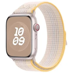 Premium Nylon Loop Strap for Apple Watch - Breathable and Stylish Bracelet Band (12 colorful stars)