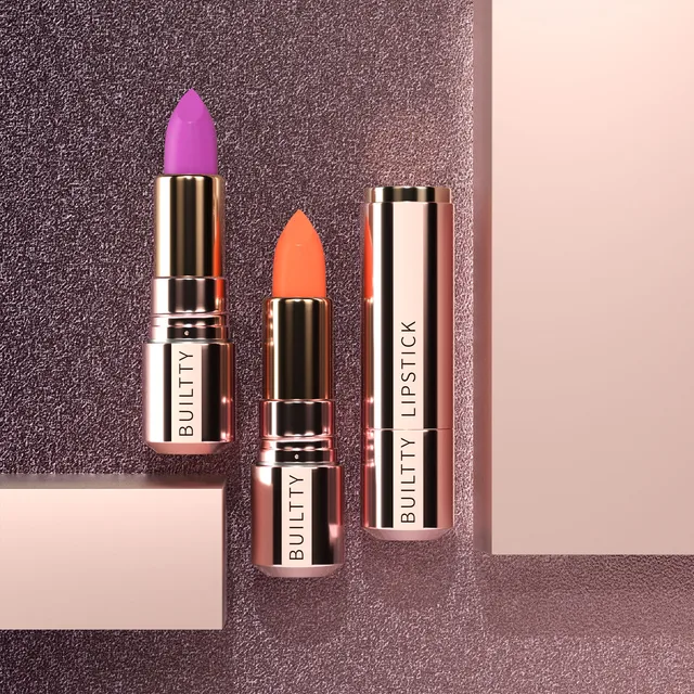 Matte Lipstick 5 Colors Nude Red Moisturizer Smooth Lipstick Long Lasting Waterproof Lipstick Matte & Pearl Finish Makeup Gift 1
