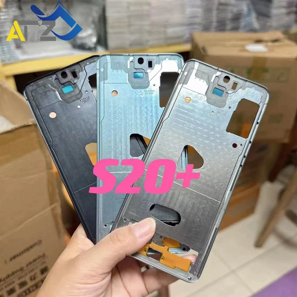 삼성 S20 ULTRA(5G)용 중간 프레임 부품 베젤 브래킷 S20/S20+/S20 울트라 미드플레이트 베젤 EU/US 베젤 사이드 버튼