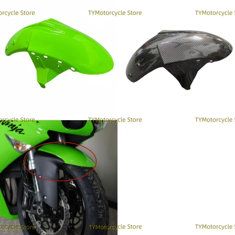 

Front Fender Side Arm Cover Panel Trim Fairing Fit For Kawasaki ZX6R ZX636 2005 2006 2007 2008 ZX-10R ZX10R 2004 2005 2006 2007