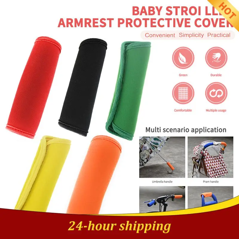 

Baby Stroller Accessories Baby Pram Handle Cover Pushchair Stroller Armrest Protective Case Sleeves Luggage Handle Protector