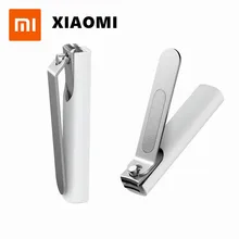 Xiaomi Mijia Stainless Steel Nail Clippers with Anti-splash Cover Trimmer Pedicure Care Nail Clippers Professional Nail Supplies 