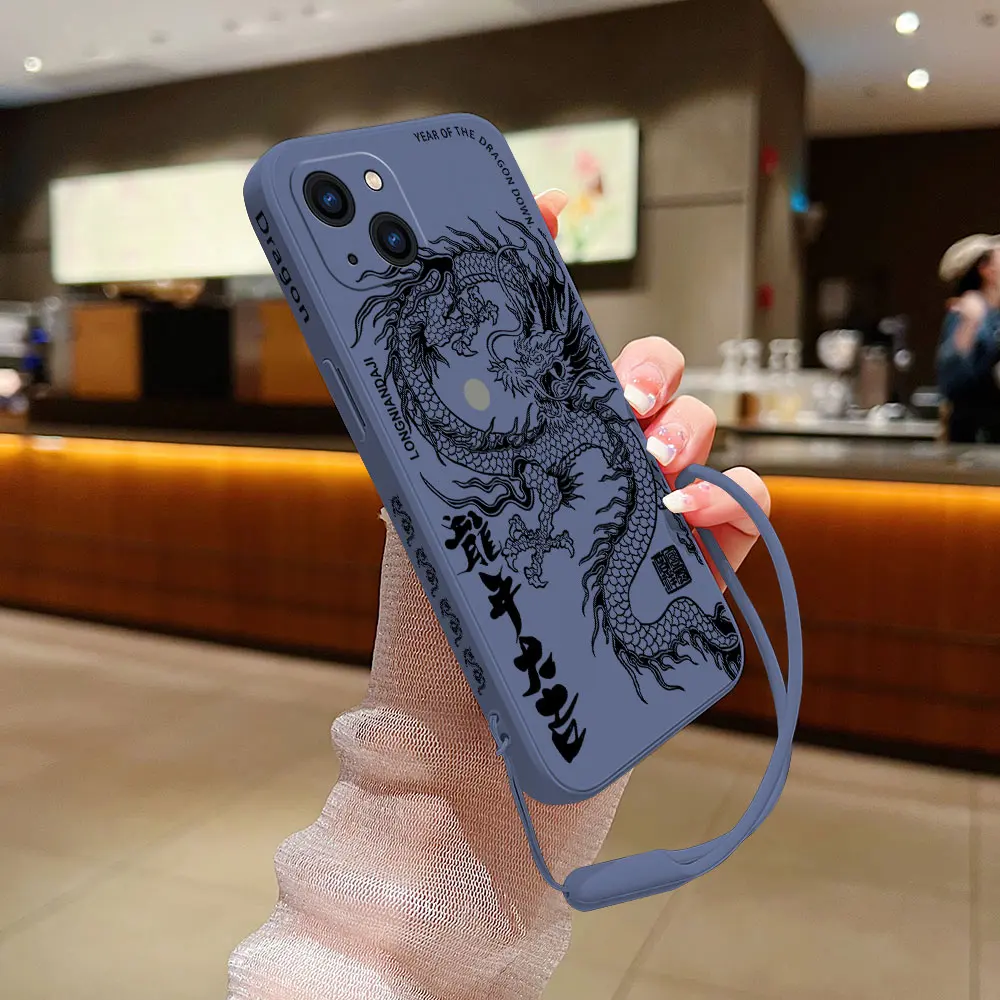 casevivid Custodia compatibile per iPhone 15 Pro, estetica carina, resistente, alla moda, divertente, custodia per telefono, motivo scheletro