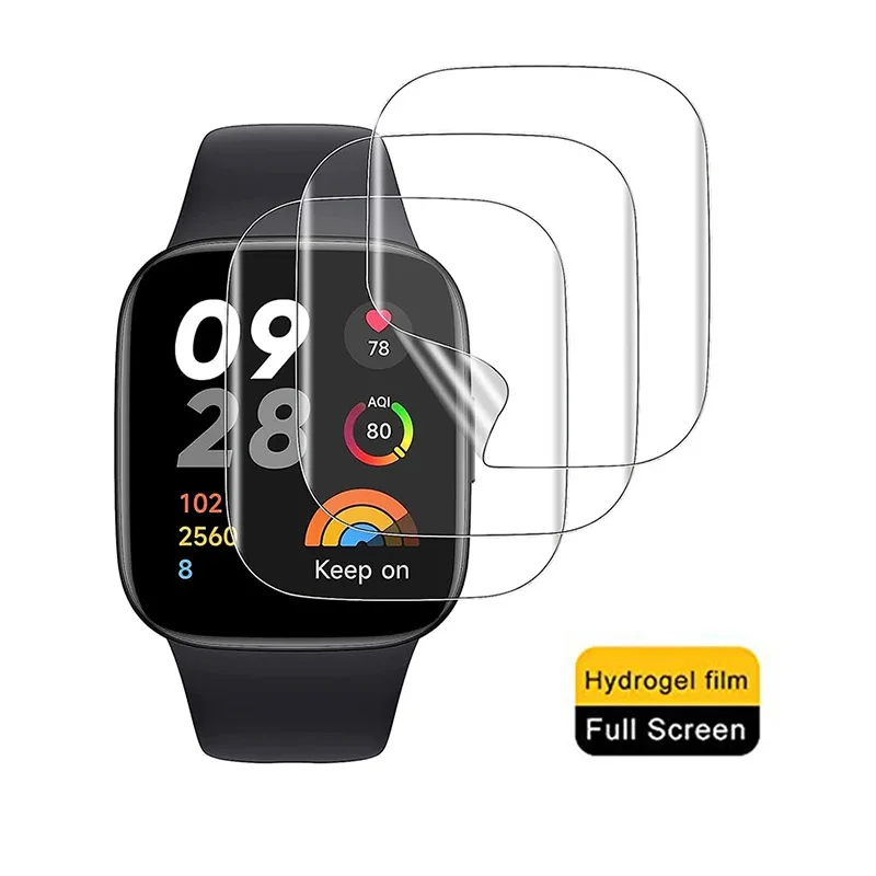 2-in-1 Silicone Strap Band with HD Screen Protectors (3-Pack)