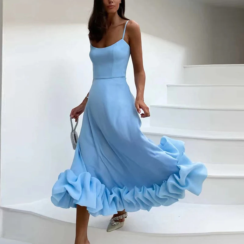 Long Beach Cocktail Dresses Elegant Dresses For Women Sleeveless Beach  Party Dress White Sleeveless A-Line