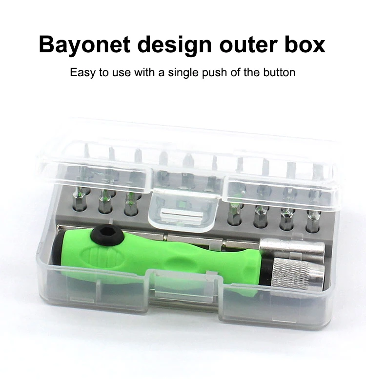 새로운 미끄럼 방지 32-in-1 정밀 드라이버 세트 필립스 비트 전화 시계 안경 PC 용 다기능 손 수리 도구 키트