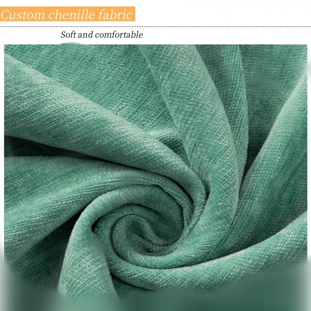Custom Bench Cushion Chenille Cloth Non-Slip 50D High Density Cushion Swing Balcony Sofa Seats Washable Cushion Garden Cushion 5