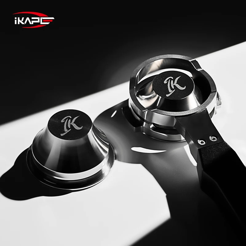 IKAPE 54mm/58mm Variable Diameter Espresso Filter for High-Precision Extraction, Bottomless Filter Holder, Coffee Accessory