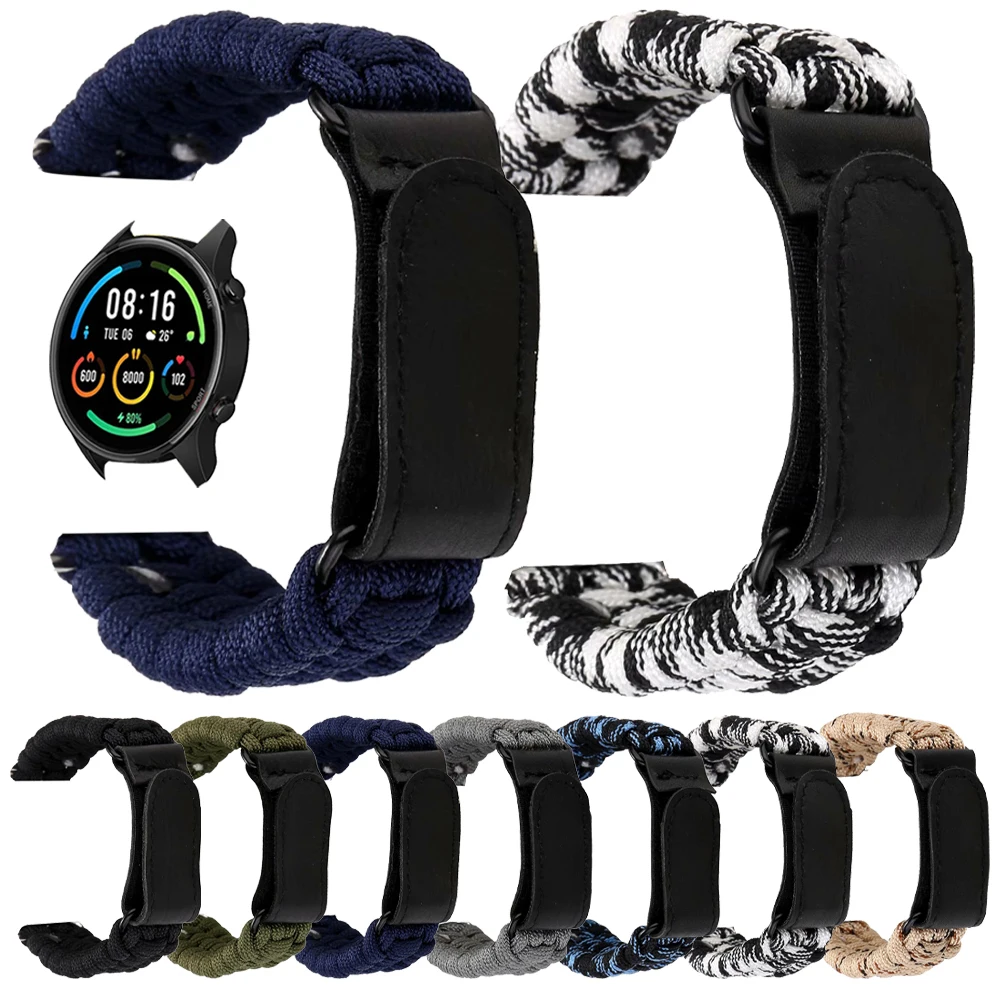 

Ремешок нейлоновый для Xiaomi Watch Color 2/Mi Watch, спортивный цветной браслет, аксессуары для смарт-часов