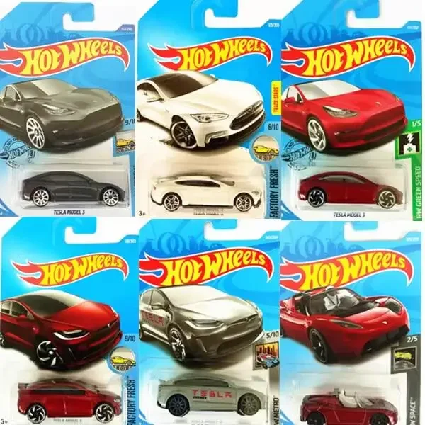 2023 Hot Wheels 1:64 Tesla Cybertruck Model 3 Model S Y Roadster