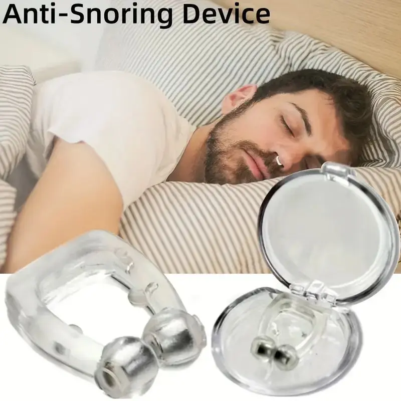 Anti-Snoring Device Snore Stopper Silicone Magnetic Stop Snoring Solution Comfortable & Professional for Men and Women 4