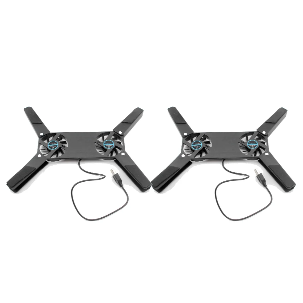 لوح تبريد قابل للطي مزود بمراوح مزدوجة، وحامل كمبي...