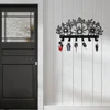 Beautiful Floral Key Holder - Wall Mounted Coat Rack - Wall Decor, Entryway, Bedroom decor Wall-Mounted, Hooks, Key Holder 1