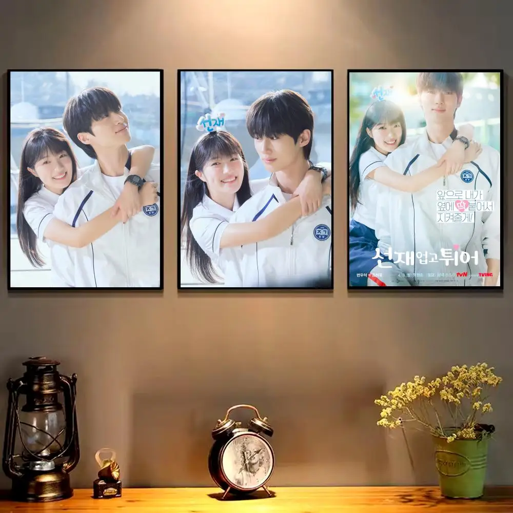 Lovely TV Series Poster - Self-Adhesive Waterproof Art Sticker for Coffee House Wall Decor