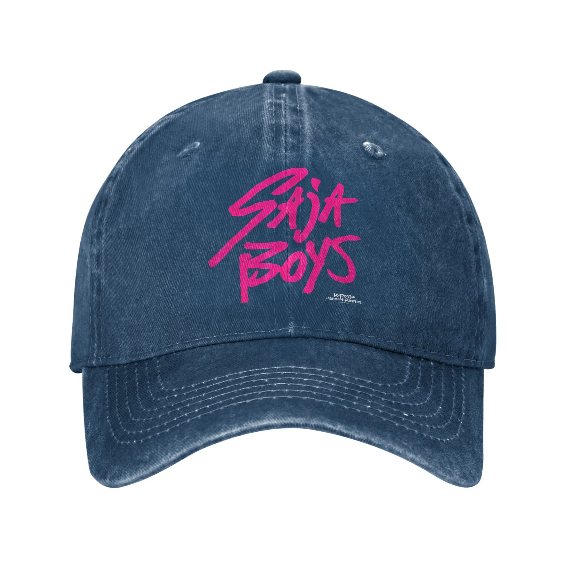 K-POP/アジア [LAYOVER]CAP (navy) K Pop Demon Hunters Saja Boy Casual Baseball Cap Summer