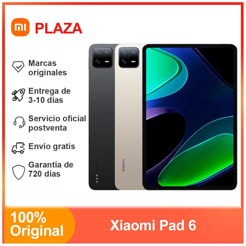 Xiaomi-Tableta Mi Pad 6 versión Global, Snapdragon 870, 11 «, 144Hz, WQHD +, cuidado ocular, Dolby Vision, 4 micrófonos, cámara de 13MP, 8840mAh