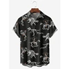 Mens Designer Clothes 3D Print Shirts Oversized Summer 2024 Travel Hawaii Beach Hawaiian Harajuku Dinosaur Camisa Masculino Tops 2
