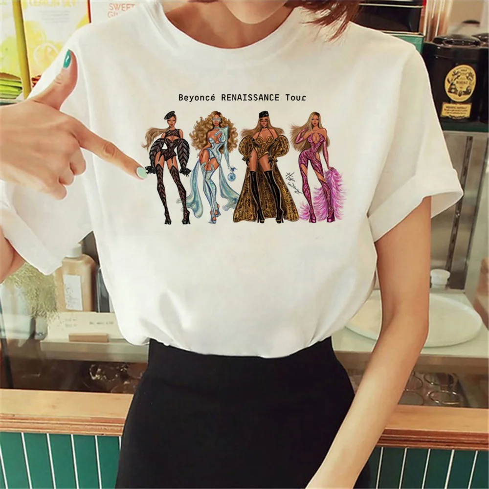 Beyonce-Renaissance-Tee-women-Japanese-designer-funny-tshirt-female ...