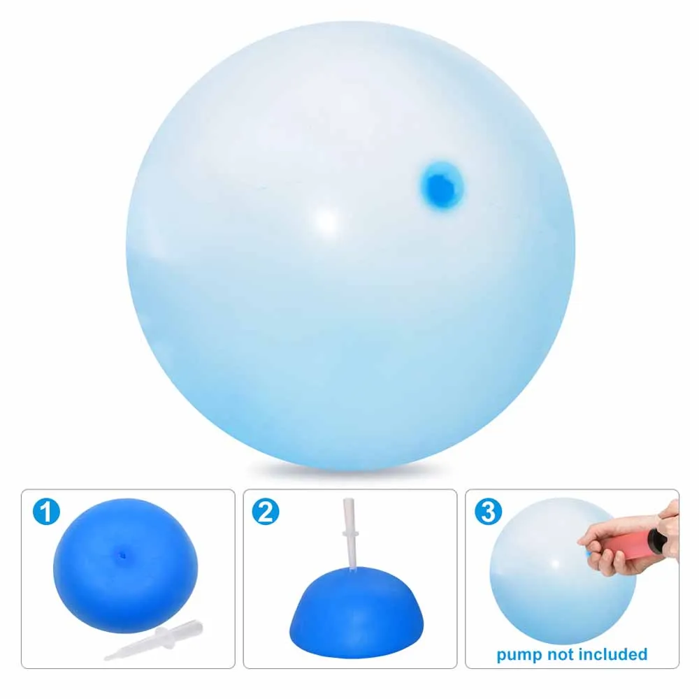 Kids Inflatable Bubble Ball Toy – Soft Air and Water-Filled Elastic Ball for Outdoor Fun, Party Games, and Summer Gifts Beach games & Inflatables Beach Toys and Leisure Accessories