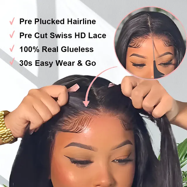 Bob Wig Human Hair 100 Hd 13x6 Lace Front Frontal Short Bob Bone Straight Wigs Side multi Parting 13x4 Glueless Wear And Go 4