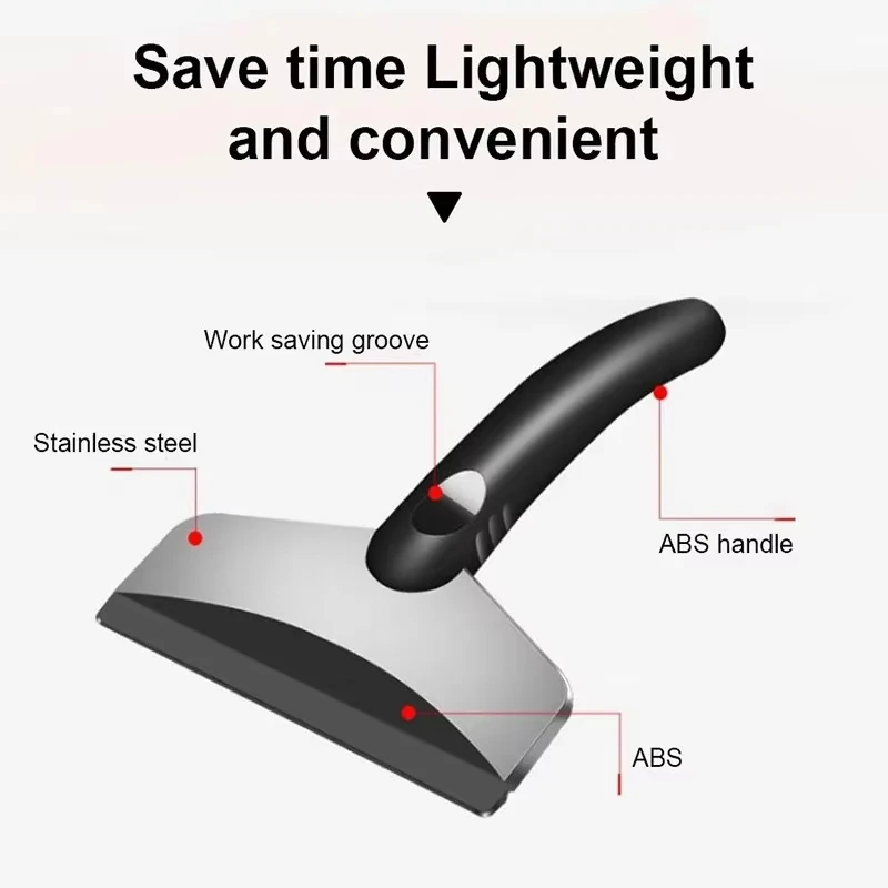 2Pcs Multifunction Car Snow Shovel Winter Windshield Defrosting Ice Scraper Tool Glass Snow Removal Tools Auto Accessories