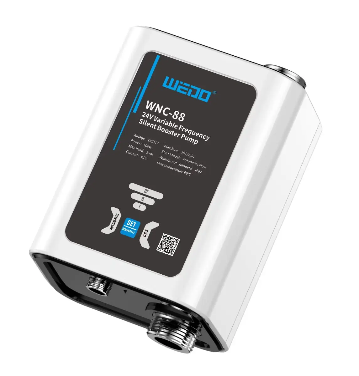 

85W 24V Mini DC Variable Frequency Intelligent Silent Booster Pump