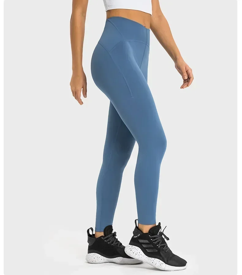 

Женские спортивные Леггинсы Lulu для занятий йогой, спортивные штаны с высокой талией для тренажерного зала, фитнеса, одежда для бега на открытом воздухе, тенниса, тренировок, брюки