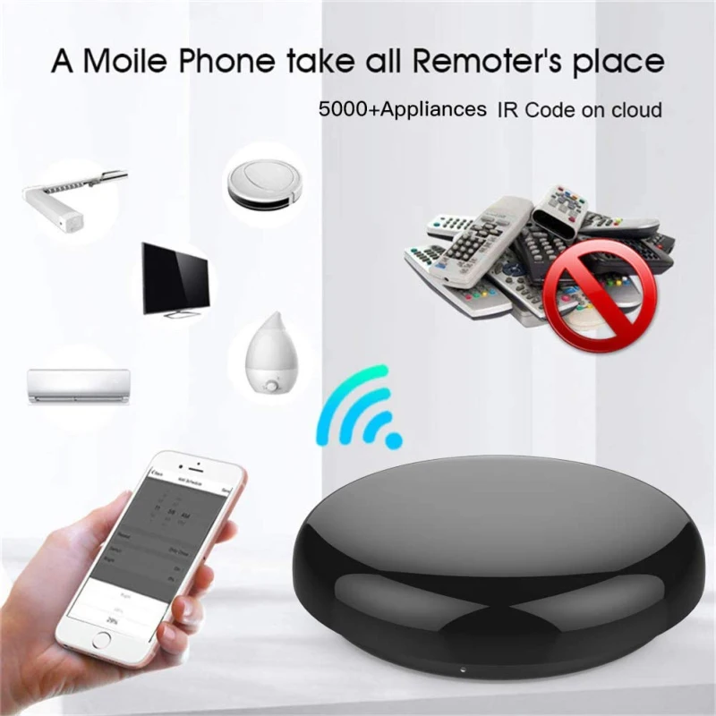 

Wifi Ir Remote Control Voice Control With Alexa And Home Smart Life App Integration Tuya Effortless Control Intelligent