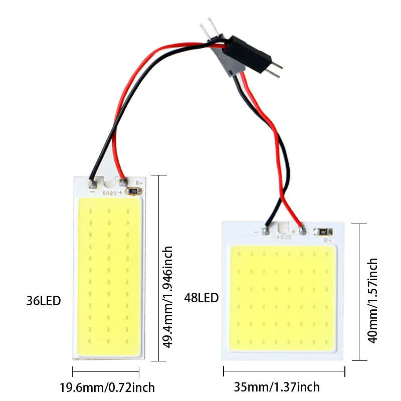 T10 W5W C5W LED ڵ  ڵ 18 24 36 48 Ĩ  ׸    ݵ ȭƮ ڵ ׼, 50 Ʈ