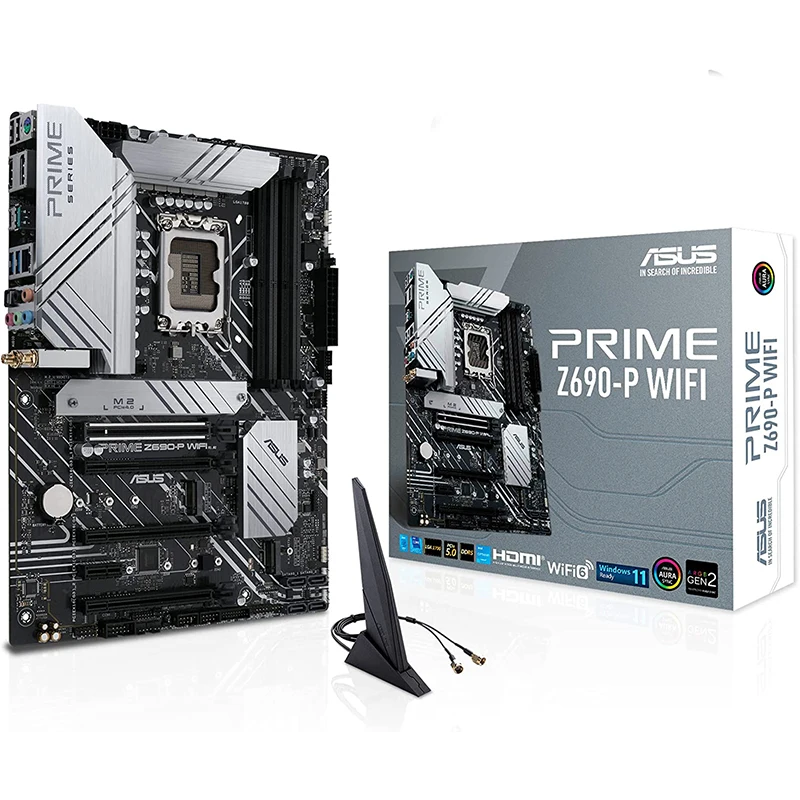 Nuovo Per Asus Prime Z690-P Wifi Desktop Originale Per Scheda Madre Intel Z690 Ddr5 Supporto Lga 1700 12900Kf 12700K 12400