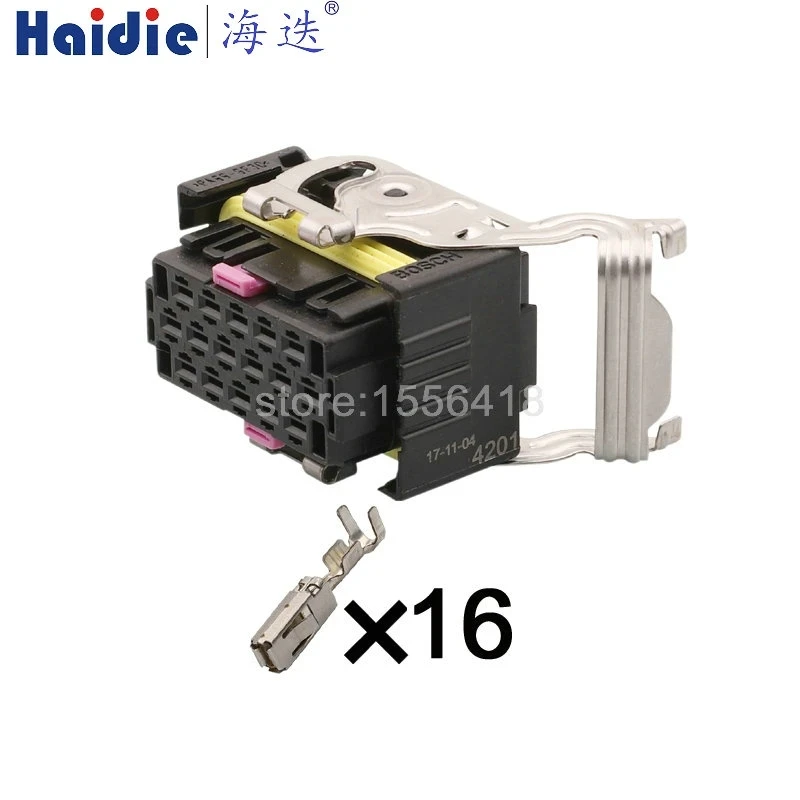 

1set 16 Pins automotive connector 1928404201/1928404190