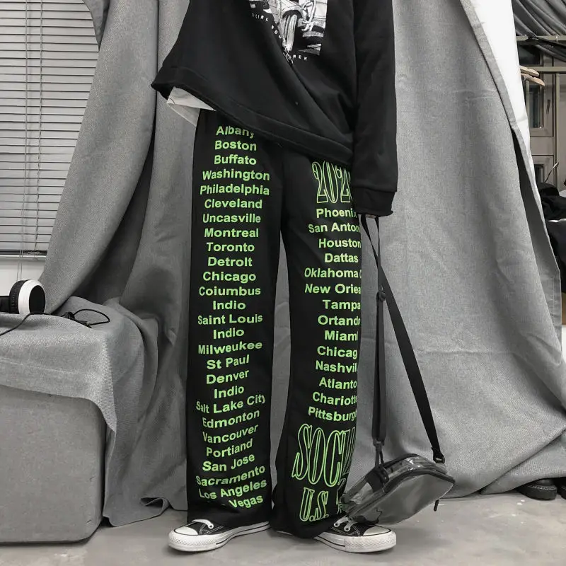 Tanie Spodnie dresowe dla mężczyzn hip-hopowy Slim Track nowe przedmioty w sklep