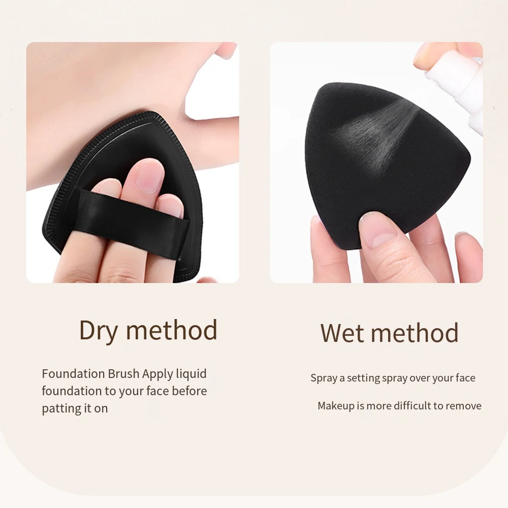 Description Picture 3 of itemPowder Puff & Powder Foundation Brush & Box Ultra-thin One-line Smear-proof Foundation Brush Soft Sponge Puff Blender Sponge