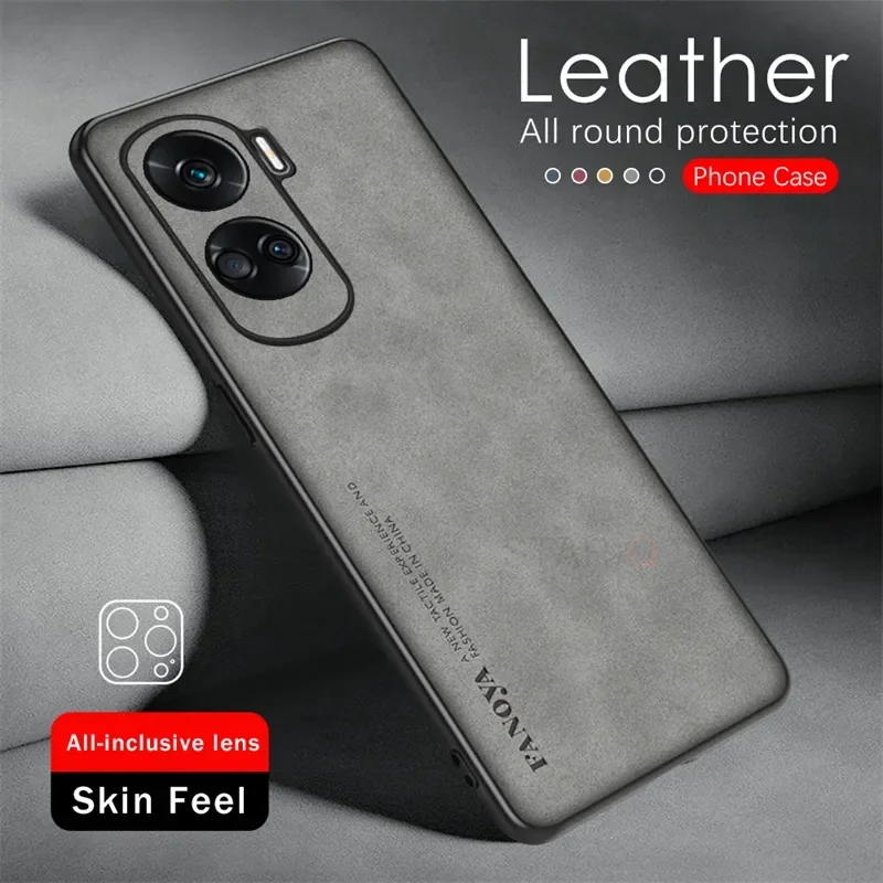 Luxury Sheepskin Leather Case - Retro Back Cover