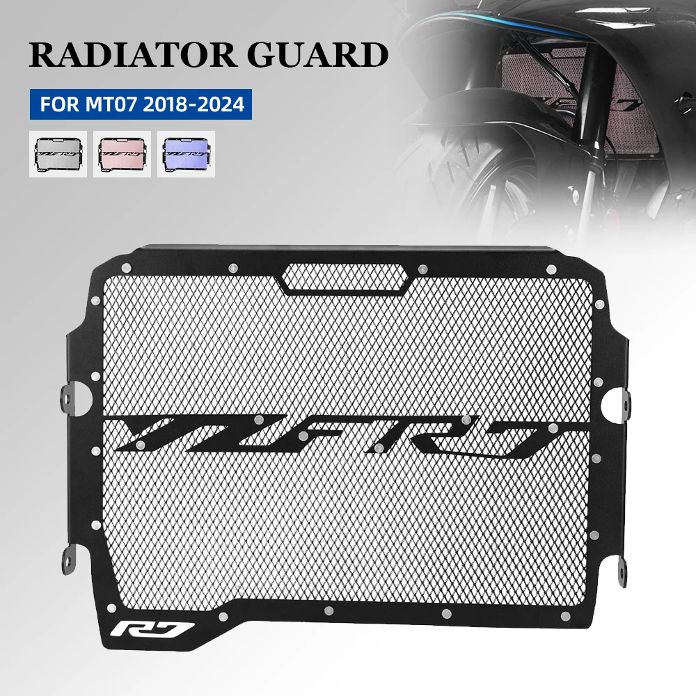 

Для Yamaha MT-07 MT 07 MT07 2018-2019-2020-2021-2022-2023-2024-защита двигателя, масляный радиатор, защитные решетки, чехол для телефона