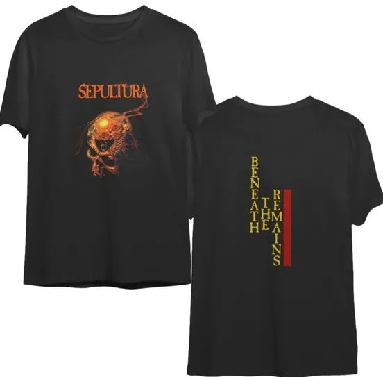 

Двухсторонняя футболка Sepultura под остатками