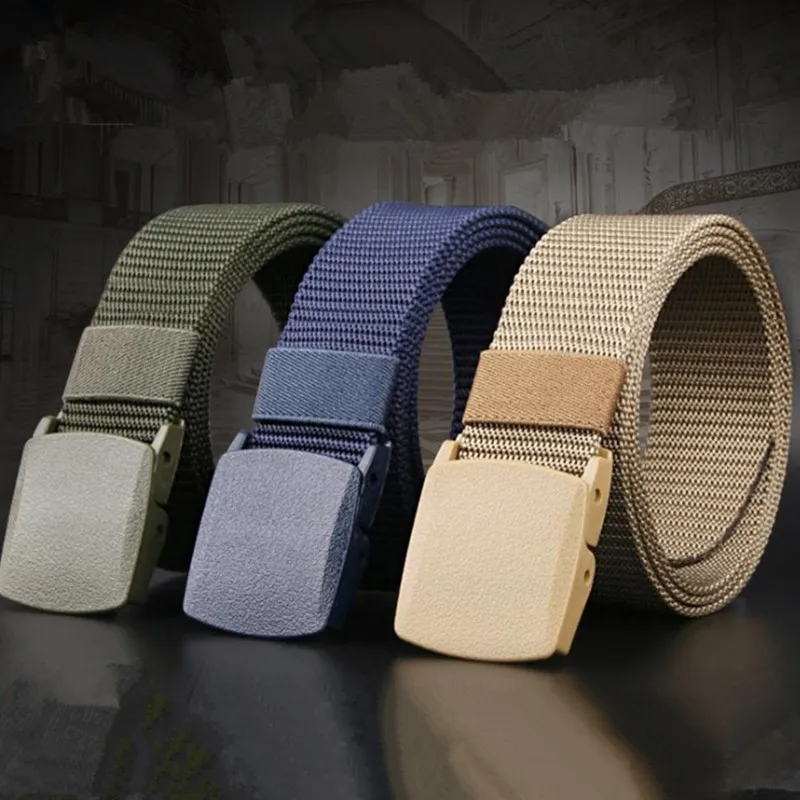 WELROG Riem voor heren, nylon koppelriem, outdoorriem met metalen gesp, sportriem, zonder gaten, werkriem, heren, bruin, XL: Fit waist 102-114cm (Länge 130cm WELROG Riem voor heren, nylon koppelriem, outdoorriem met metalen gesp, sportriem, zonder gaten, werkriem, heren, bruin, XL: Fit waist 102-114cm (Länge 130cm