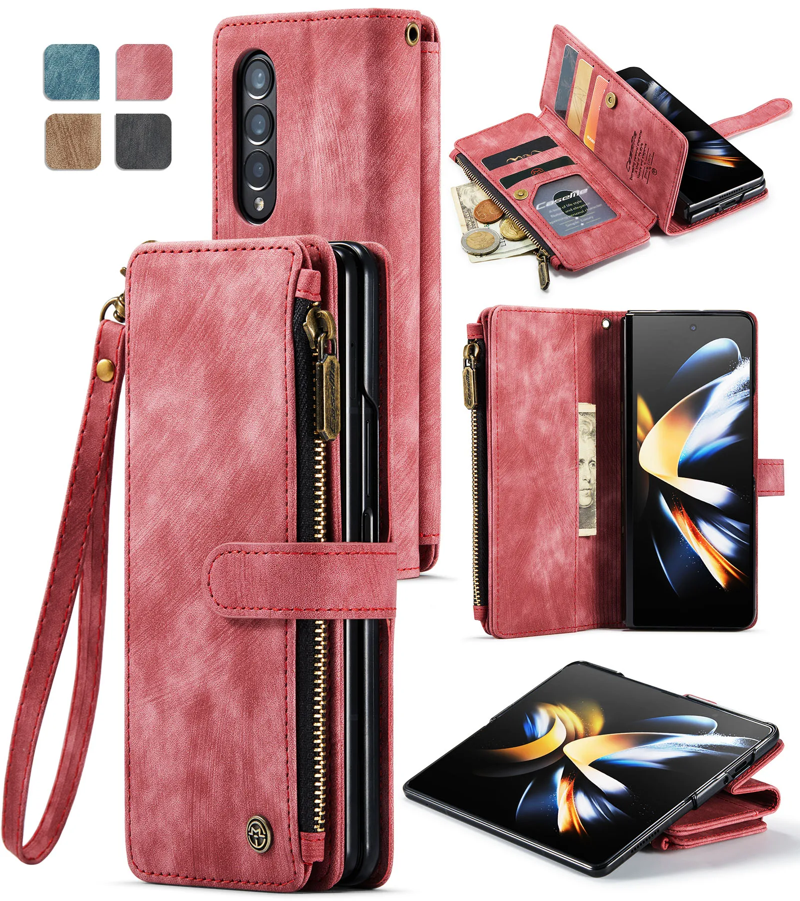 CaseMe Kickstand Case For SAMSUNG Z Fold3 5G/Z Fold4 5G Luxury