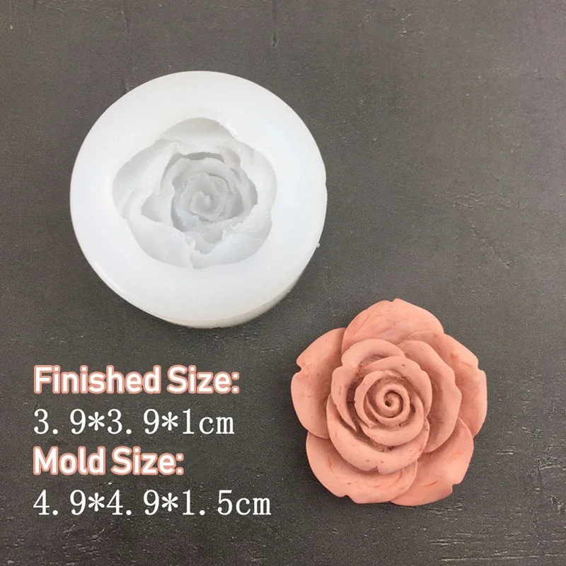 Rose and Leaf Silicone Mold for Cake and Cupcake Decorating