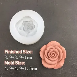 Rose and Leaf Silicone Mold for Cake and Cupcake Decorating (Rose)