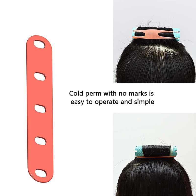 Barber Shop Perm Band 20Pcs Hair Perm Rods Hair Rollers Cold Wave Rods With Elastic Rubber Band Professional Styling Tools