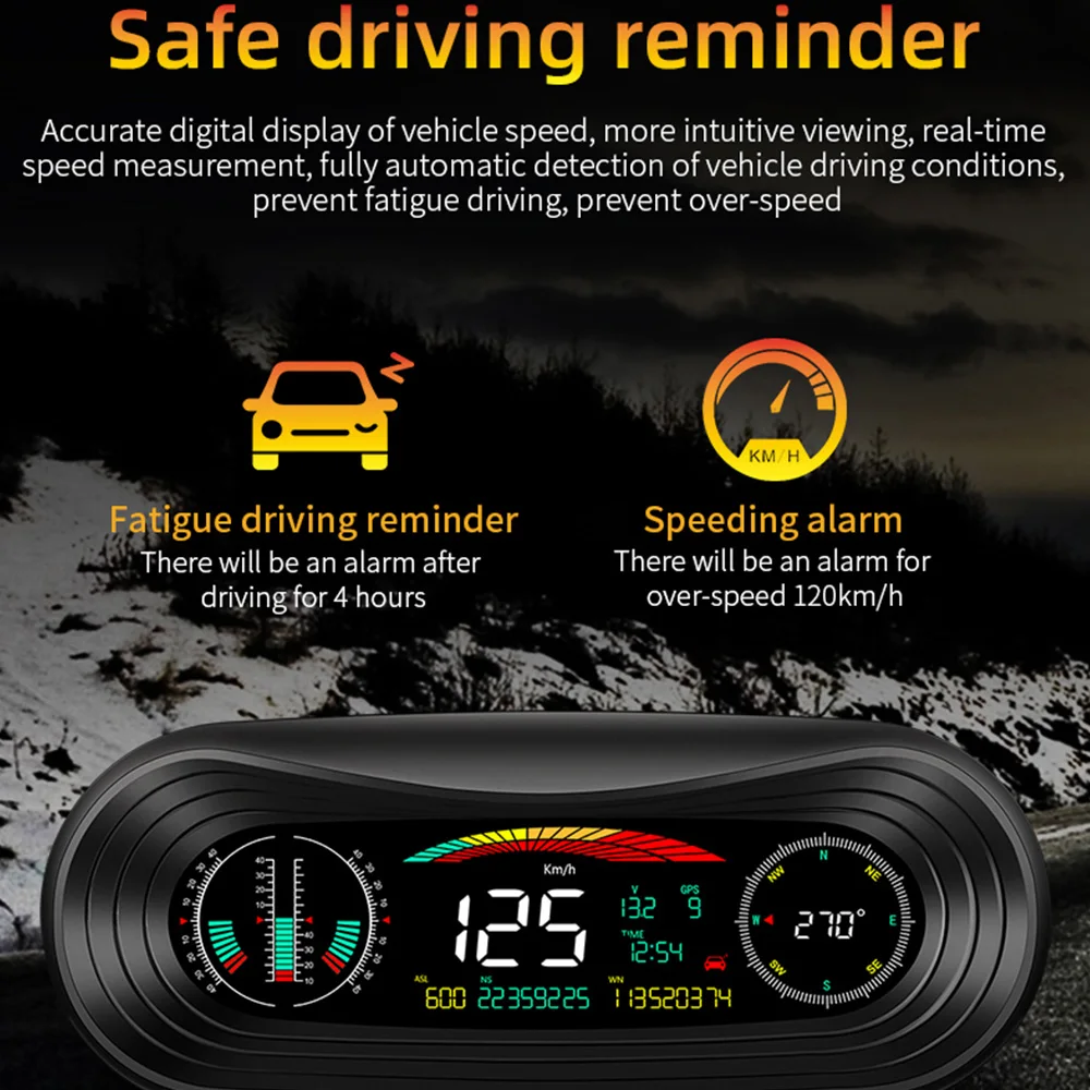 HUD   ÷ P18 ڵ GPS  4x4  ε  ӵ ˶  ڵ  ڵ Ʈ ý ˸