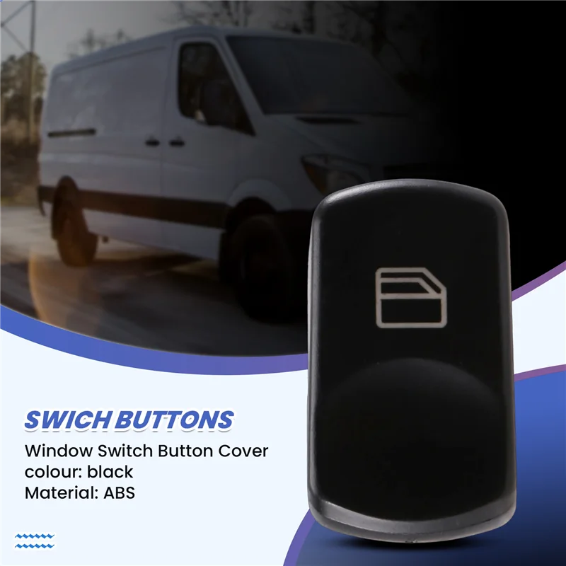 Car Window Switch Covers, Window Button Caps For Vito Viano W639